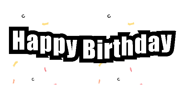 Happy Birthday Sticker by Restaurant Joann