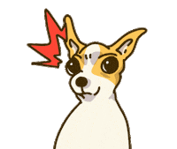 Animation Dog Sticker