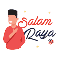Malaysia Raya Sticker by Hong Leong Bank