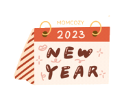 New Year Sticker by Momcozy