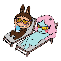 summer beach Sticker by Okokume