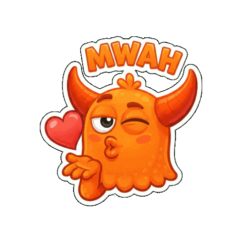 Good Vibes Love Sticker by Momo & Tulus