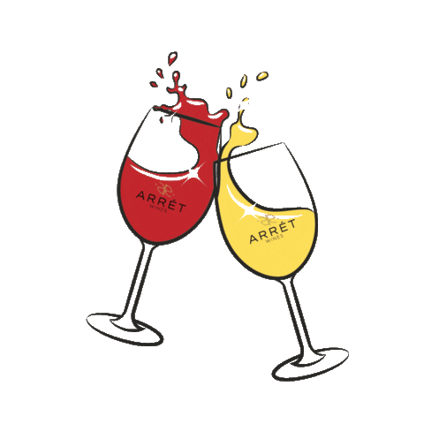 ArretWines giphyupload wine vino wineglass Sticker