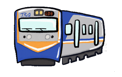Train 火車 Sticker