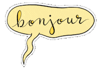 Good Morning Hello Sticker by Rafs Design