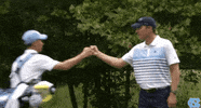 golf fist bump GIF by UNC Tar Heels