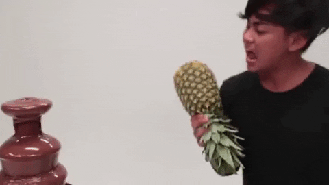 Pineapple Biting GIF by Guava Juice