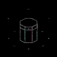 1mposter art animation loop 3d GIF