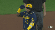 Orlando Arcia Sport GIF by Milwaukee Brewers