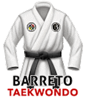 Preta Sticker by Barreto Taekwondo