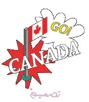 Flag Canada Sticker by Tasmeem