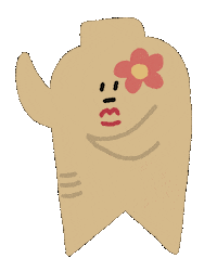 hihanyak flower hawaii 꽃 하와이 Sticker