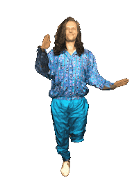 loop running Sticker by Fuzzy Wobble