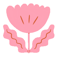 Pink Flower Sticker