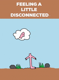 Overthinking Spaced Out GIF by Caroline - The Happy Sensitive