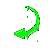Click Green Arrow Sticker