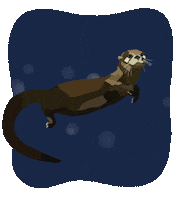 Otter Otterly Adorable Sticker by Cincinnati Zoo