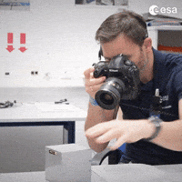 Astronaut Training Photographer GIF by European Space Agency - ESA