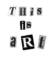 Art Collage Sticker