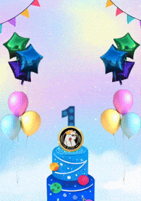 Happy Birthday Nft GIF by SuperRareBears