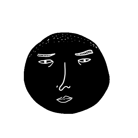 headache what Sticker by Patricia Tjandra
