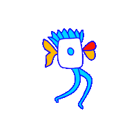 Dance Fish Sticker by Finely Tuned