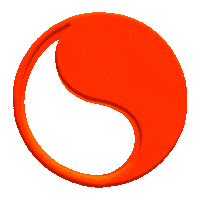 Yin Yang Spinning Sticker by Free & Easy