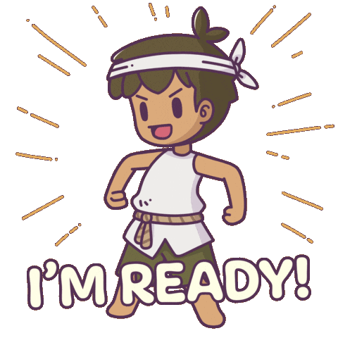 Excited Lets Go Sticker by Castaways