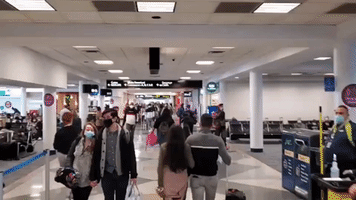Travelers Fill Charlotte Airport Ahead of Christmas