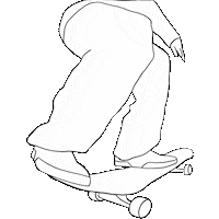 Brandon_eastep animation skateboarding doodledude brandoneastep Sticker