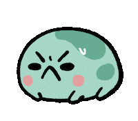 Sweat Perspiring Sticker by angy frog