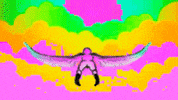 pixel flying GIF by Tara