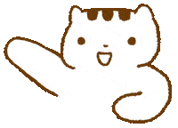 _stwang_ cat hello hi wave Sticker