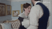 Lily James Hugging GIF by Amazon Prime Video