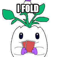 Betting Poker Face Sticker by Magic Eden