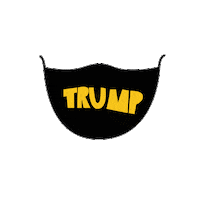 clairez777 trump mask coronavirus covid19 Sticker