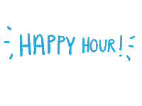 Happy Hour Bcb Sticker by Blue Chair Bay Rum