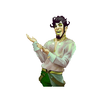 Surprise Pin Up Sticker by Corvus Belli