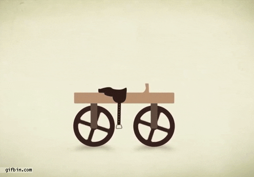 Illustration Bicycling GIF
