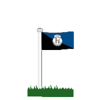 GSVVTheKnickerbockers voetbal groningen studenten vlag Sticker