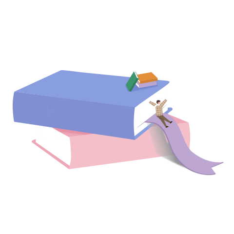 Book Slide Sticker