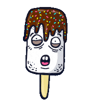 Whipping Ice Cream Sticker