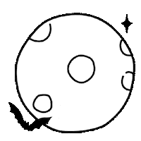 La Luna Halloween Sticker by ThePureApp