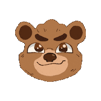 interamericanschool interamerican school wearegrizzlies max the grizzly Sticker