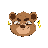 interamericanschool interamerican school wearegrizzlies max the grizzly Sticker