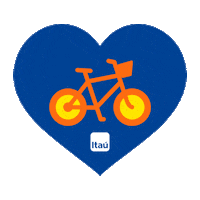 bike sustentabilidade Sticker by Banco Itaú