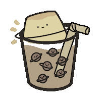 Milk Tea Draw Sticker