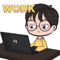 Work Business Sticker