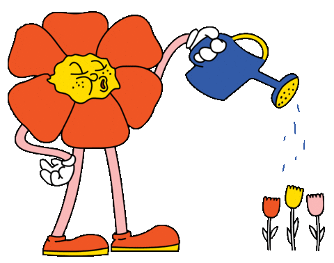 homeworkstudio giphyupload psychedelic flower gardening Sticker