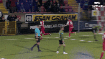 Celebrations Hug GIF by Cliftonville Football Club